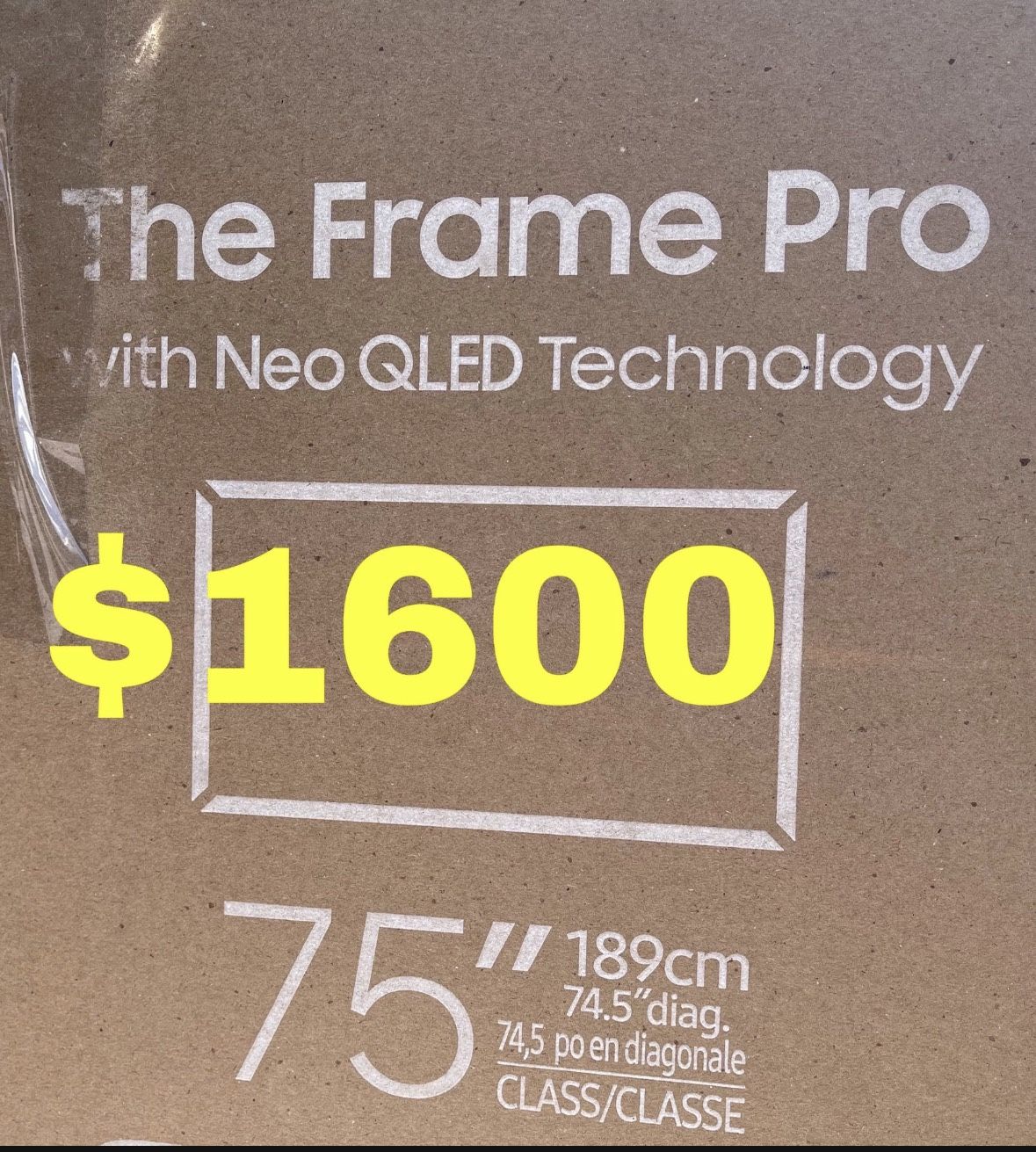 Samsung 75 The Frame Pro TV