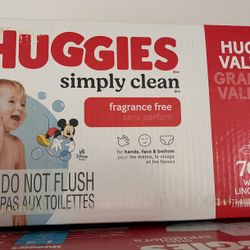 Huggies Wipes And Small Size 1 Diapers 