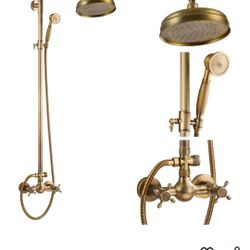 gotonovo Exposed Shower Faucet Wall Mount 2 Function