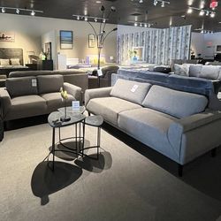 Grey Sofa And Loveseat