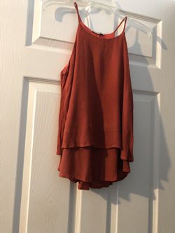 Rust size M blouse euc
