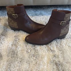 Coach Leather Boots
