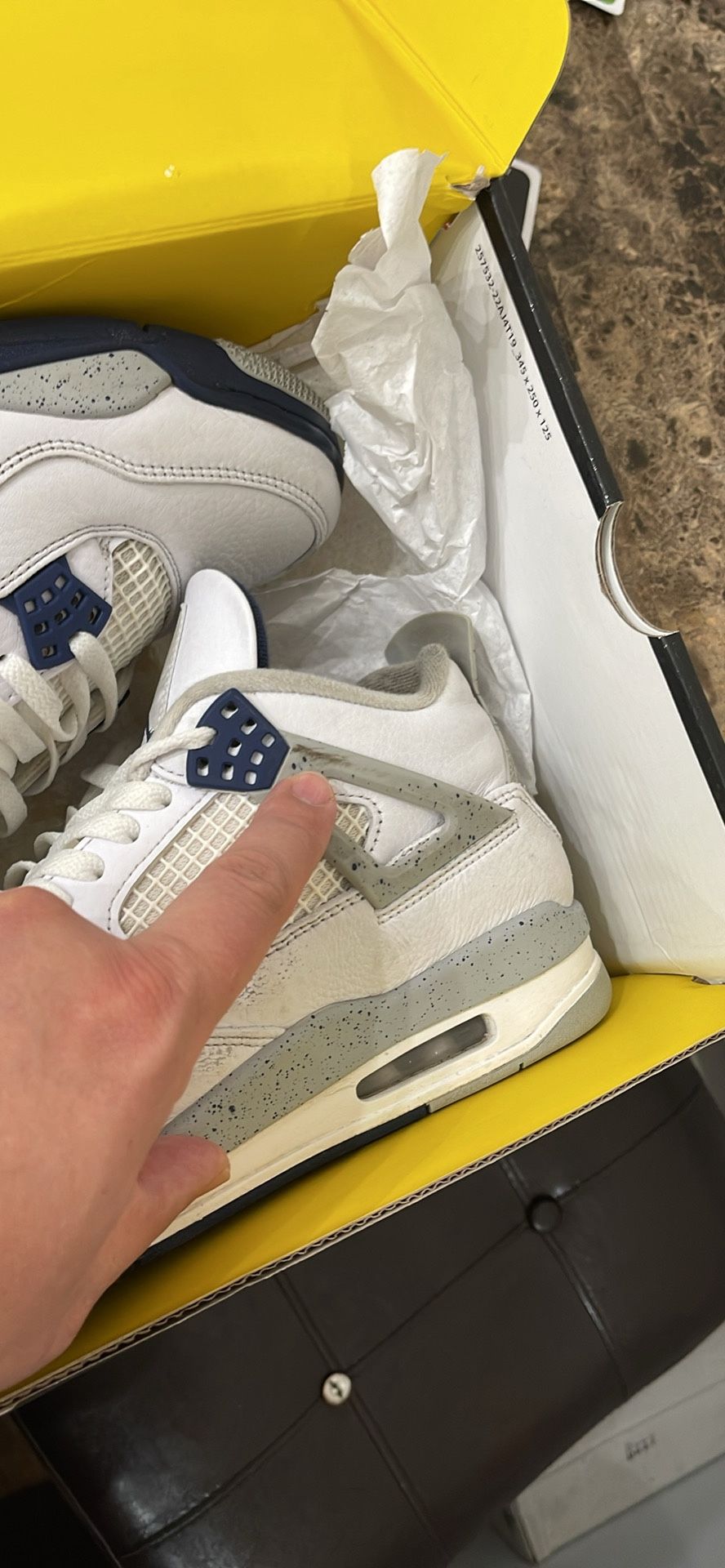 Jordan 4 Cement Blues