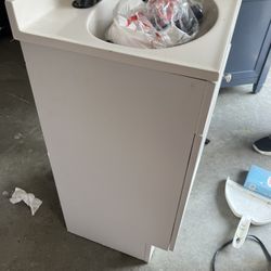 Sink With The Under Sink Cabinet