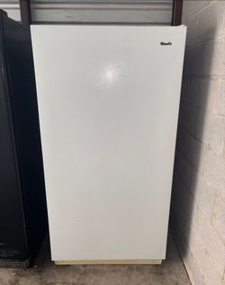 White Woods Standing Freezer