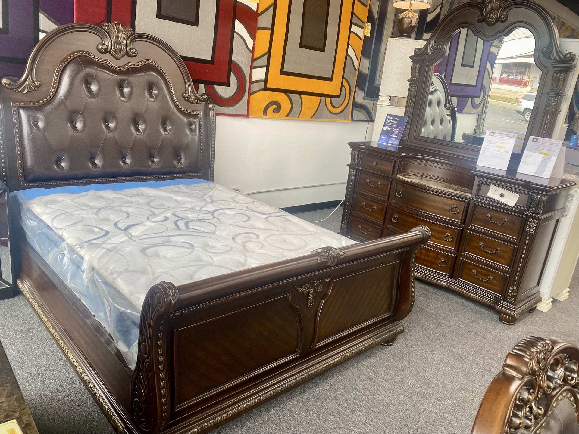 Queen Size Bedframe Set $1,999