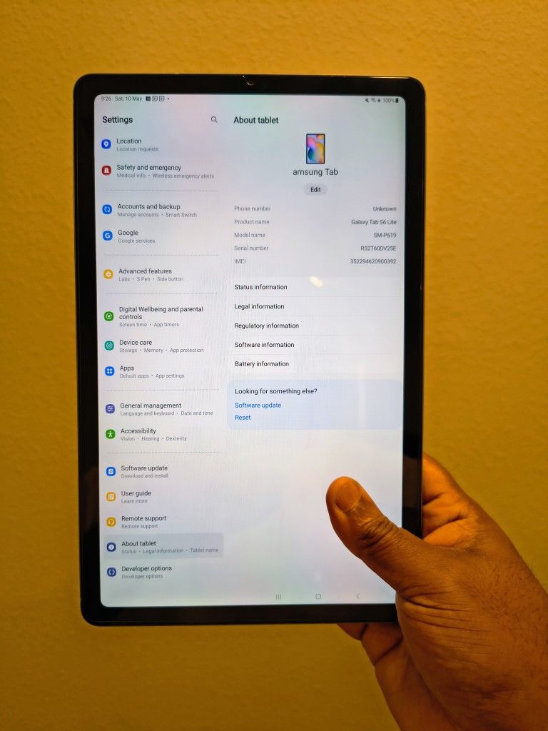 Samsung S6 Lite Tablet Perfect Condition