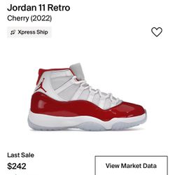 Air Jordan 11 Cherry Size 10