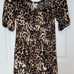 Candie’s Leopard Print Dress – Size M