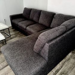 Gray sectional L shape (if Up It’s Available)