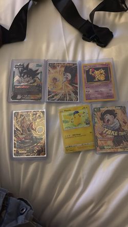 Random TCG lot DRAGON BALL AND POKEMON