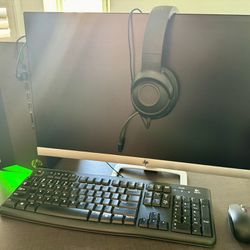My Desktop Selling - Whole set; Monitor Headset Keyboard 