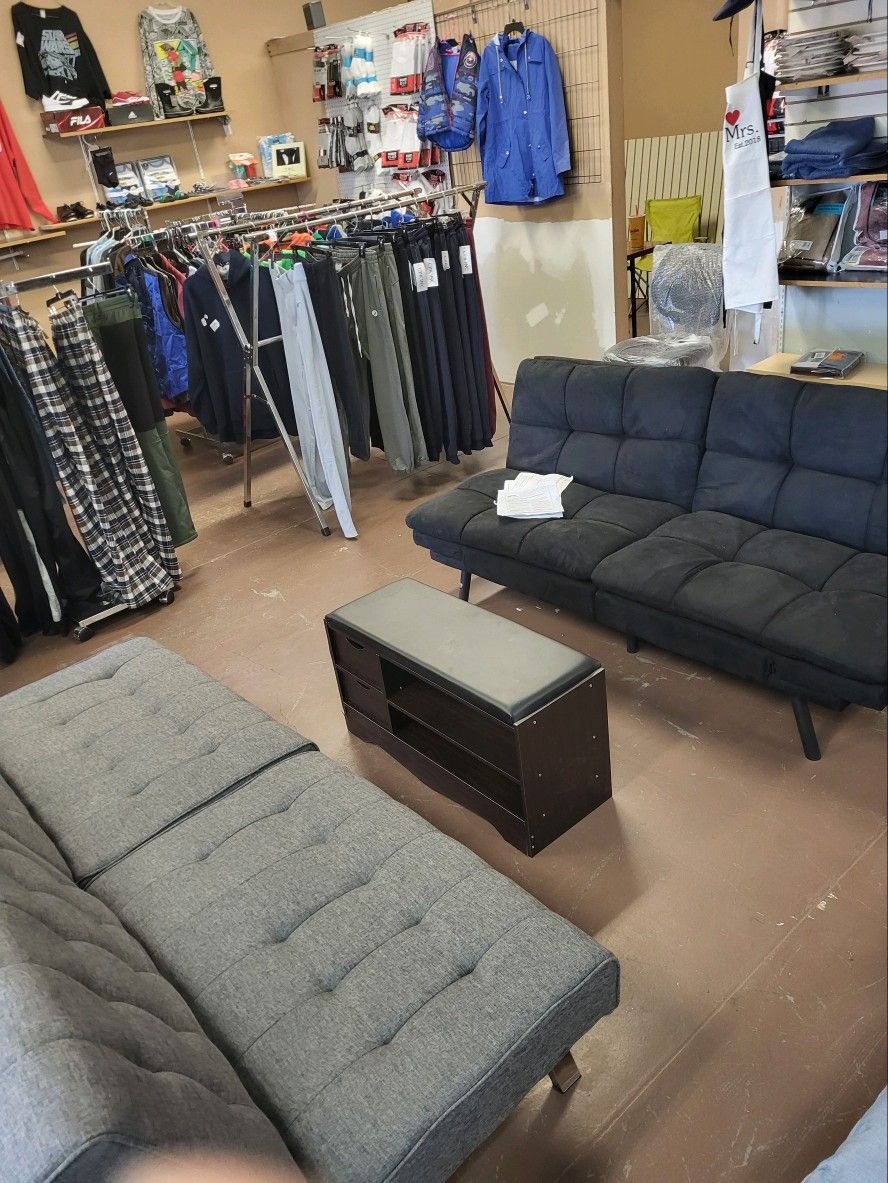 New Black Futon $189 New Grey Futon $259