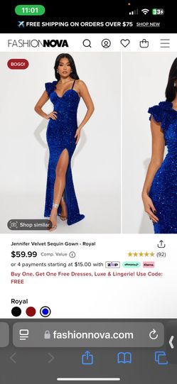 Medium Prom Dress (Fashion Nova) 