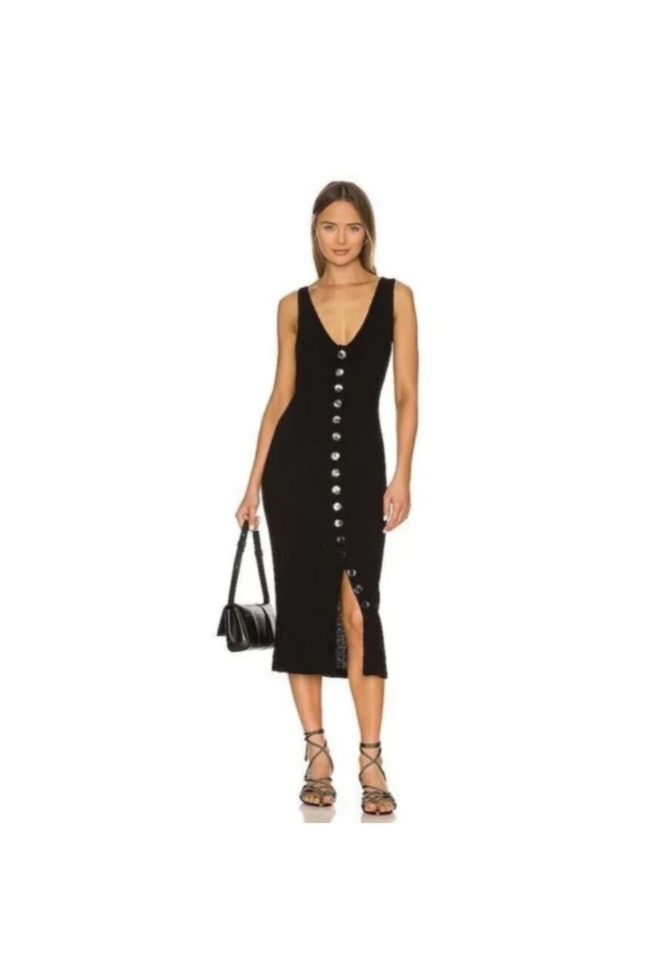 Enza Costa Terry Knit Cardigan Dress Size Médium BNWT