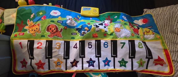Kids Touch Play Musical Piano & Farm Animal Sound Mat