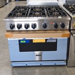 Viking VGR73626BSS 36-inch 7 Series Gas Range, 6 Burners