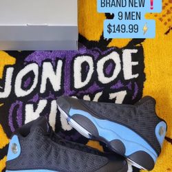Jordan 13 Black University Blue 