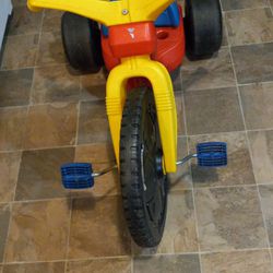 Vintage The Original Big Wheel Lowrider Classic Adjustable Seats 16-in Front Wheel Tricycle Very Good Condition