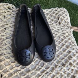 Tory Burch Minnie Travel Flats Size 6 New