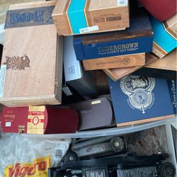 Empty Cigar Boxes