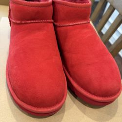 Red uGGs Size 10.  