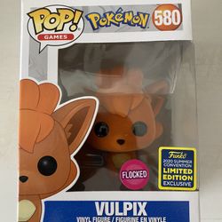 Vulpix Flocked Funko Pop 580