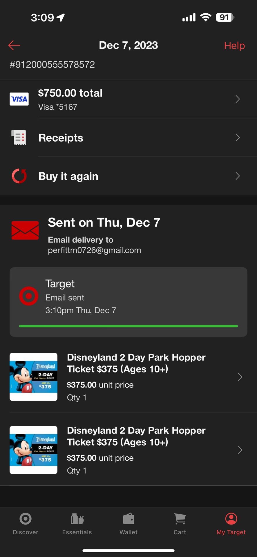 Disneyland Tickets