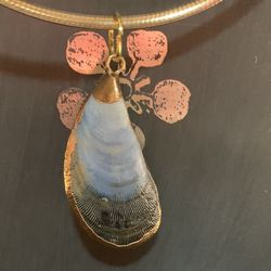 Gold Vermeil Chain With Sea Shell Charm