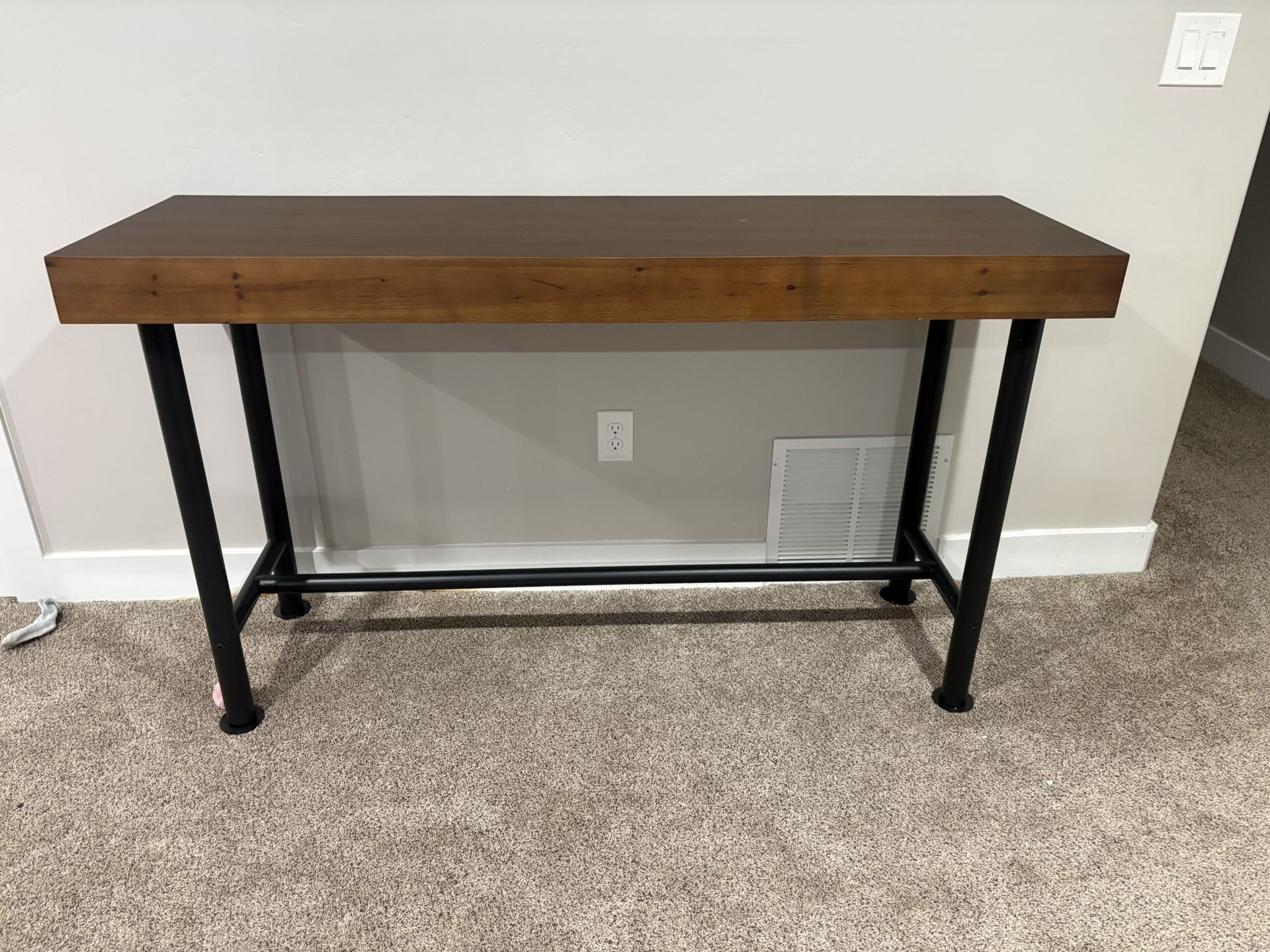 Industrial-Style Console Table