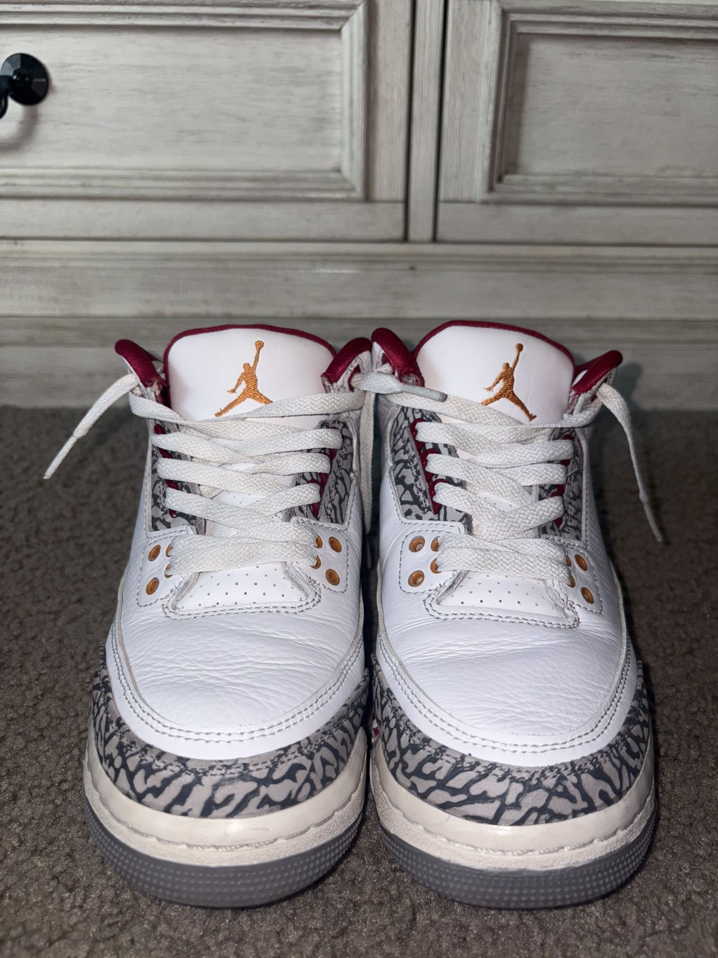 Air Jordan 3 Retro (GS) Cardinal Red