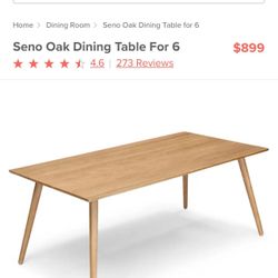 Article Furniture Table