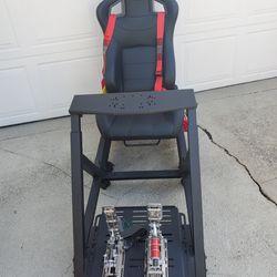 Gamer's dream! Full rig with chair, wheel, handbrake and drive