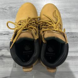 Brahma yellow waterproof boots Size US 8