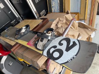 Vintage Santa Cruz snowboard