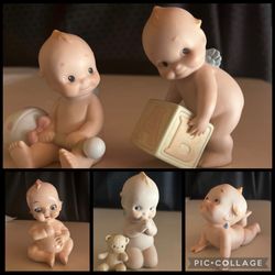 Kewpie SET OF 5 porcelain figurines