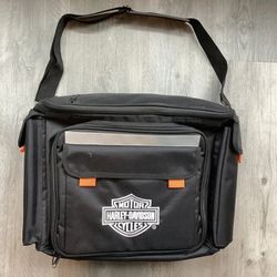 Brand New Harley-Davidson Motorcycles Picnic Set Insulated Travel Cooler Bag For 2 !.