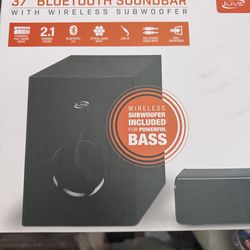 37” Soundbar and Subwoofer