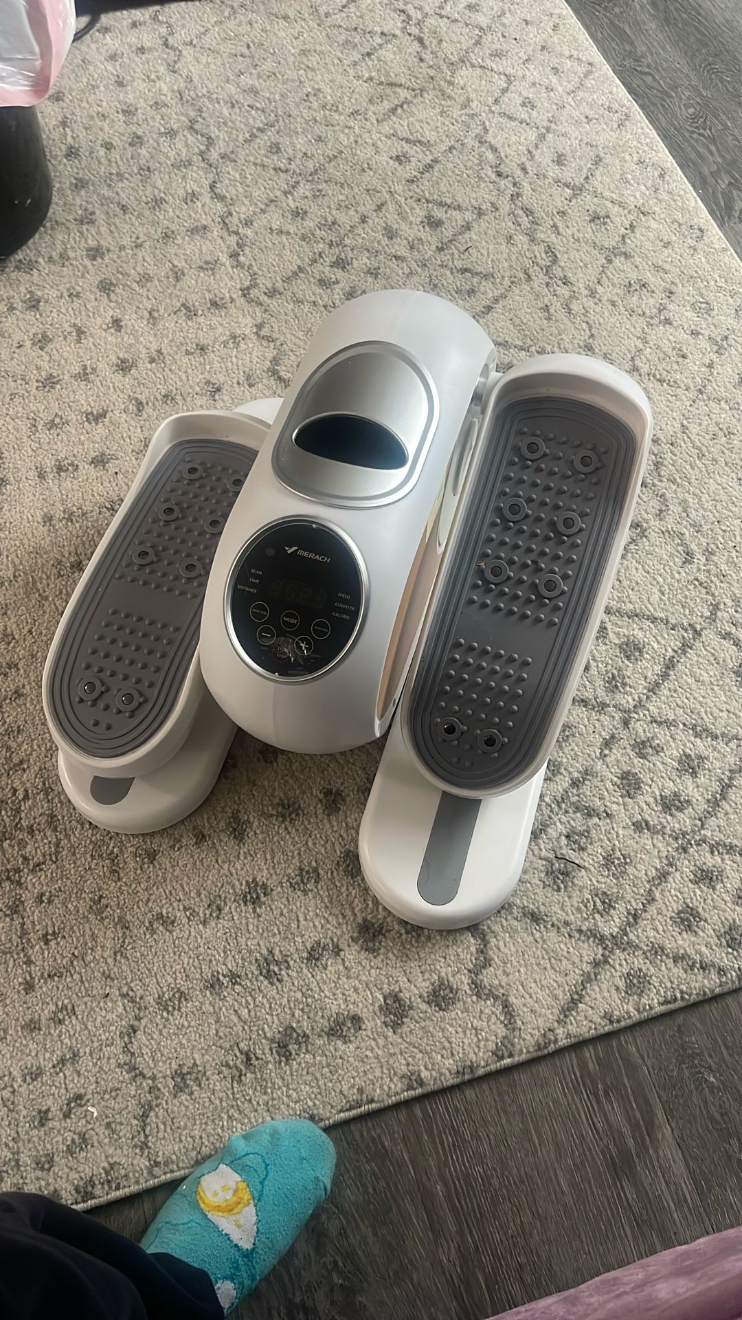 Under Desk Elliptical, Ellipse Leg Exerciser Electric 12 Adjustable Speeds