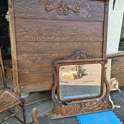 Tiger Eye Oak Complete Bedroom Set