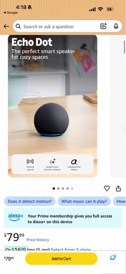 Alexa speaker