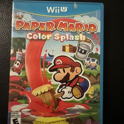 Super Paper Mario Color Splash Nintendo Wii U