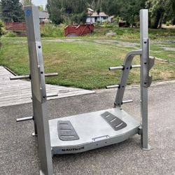  Nautilus Olympic Rack & Plate Storage 