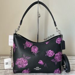 Coach Laurel Shoulder Bag With Floral Print