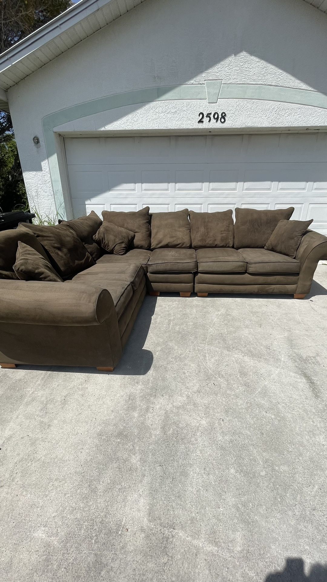 Free Delivery-  Large Kevin Charles Sectional