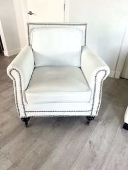 White Sofa Chair, Great Condition, $45!