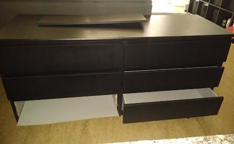 Free Dresser Drawer, 61 inches, 6 Drawers