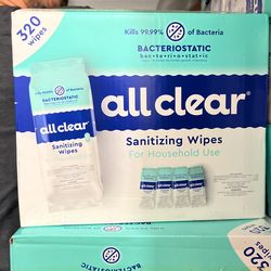 All Clear Sanitizing Wipes