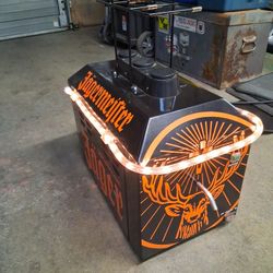 Jaegermeister dispensing machine 3 bottle capacity with lights in perfect working condition.