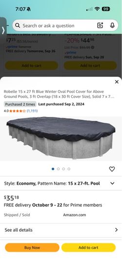 Oval Pool Cover